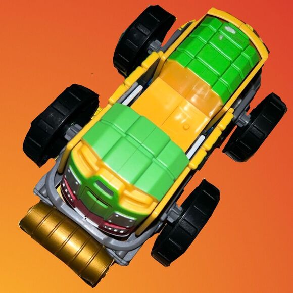 2015 TMNT Half Shell Heroes Mutations Transforming Shellraiser to Recycle Truck - Picture 4 of 9